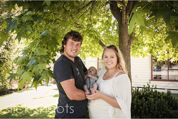 Baby and family shoot